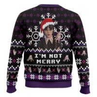Hooktab I'm Not Merry Wednesday Ugly Christmas Sweater