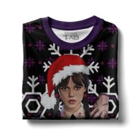 Hooktab I'm Not Merry Wednesday Ugly Christmas Sweater