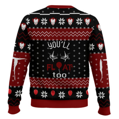 Hooktab I’m Pennywise It Ugly Christmas Sweater