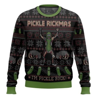 I'm Pickle Rick And Morty Ugly Christmas Sweater