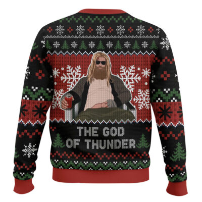 Hooktab I’m Thor Respect My Hobbies Marvel Ugly Christmas Sweater