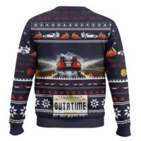 Hooktab I'm Your Density Back To The Future Ugly Christmas Sweater