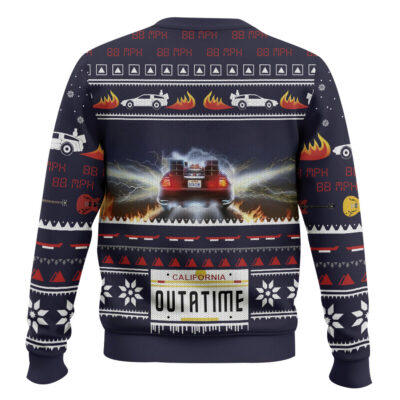 Hooktab I’m Your Density Back To The Future Ugly Christmas Sweater
