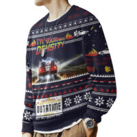 Hooktab I'm Your Density Back To The Future Ugly Christmas Sweater