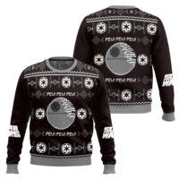 Hooktab Imperial Pew Pew Pew Star Wars Ugly Christmas Sweater