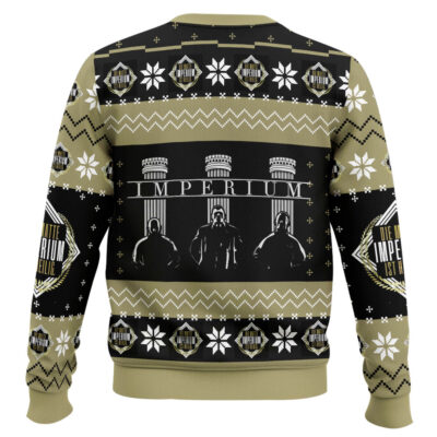 Hooktab Imperium The Mat Is Sacred Gunther WWE Ugly Christmas Sweater