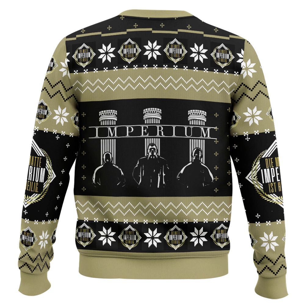 Hooktab Imperium The Mat Is Sacred Gunther WWE Ugly Christmas Sweater