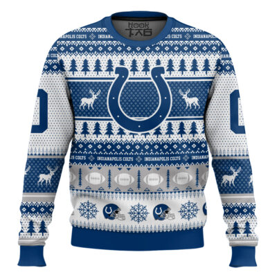 Indianapolis Colts - Custom Name And Number Ugly Sweater