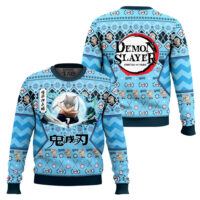 Hooktab Inosuke Hashibira Ugly Christmas Sweater