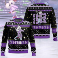 Hooktab Inside Out Fear Ugly Christmas Sweater