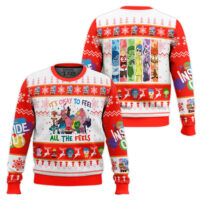 Hooktab Inside Out Ugly Christmas Sweater