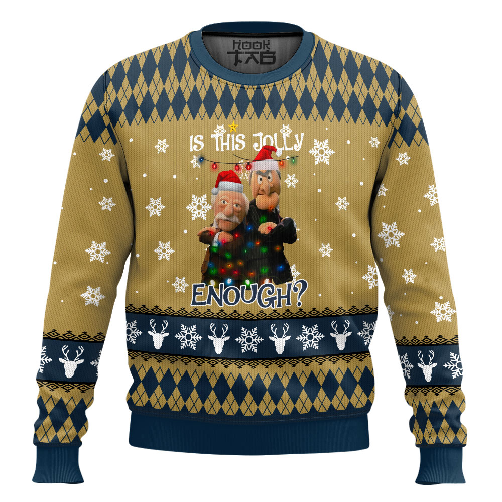 Hooktab Is This Jolly Enough The Muppet Show Ugly Christmas Sweater Hooktab Is This Jolly Enough The Muppet Show Ugly Christmas Sweater