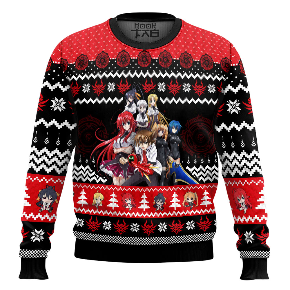 Hooktab Issei Harem High School DXD Ugly Christmas Sweater Hooktab Issei Harem High School DXD Ugly Christmas Sweater