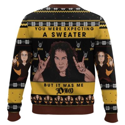 Hooktab It Was Me Dio Ronnie James Dio Ugly Christmas Sweater