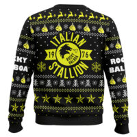 Hooktab Italian Stallion Balboa Rocky 1976 Ugly Christmas Sweater