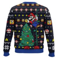 Hooktab It’s A Tree Mario Bros. Ugly Christmas Sweater