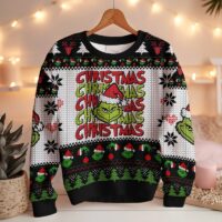 Hooktab I'ts Me The Grinch Ugly Christmas Sweater
