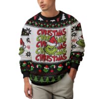 Hooktab I'ts Me The Grinch Ugly Christmas Sweater