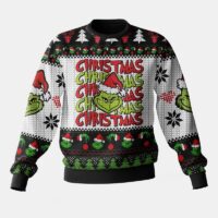 Hooktab I'ts Me The Grinch Ugly Christmas Sweater