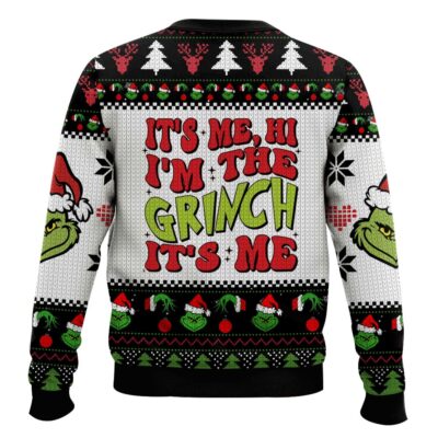 Hooktab I’ts Me The Grinch Ugly Christmas Sweater