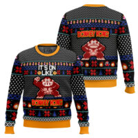 Hooktab It's On Like Donkey Kong Ugly Christmas Sweater