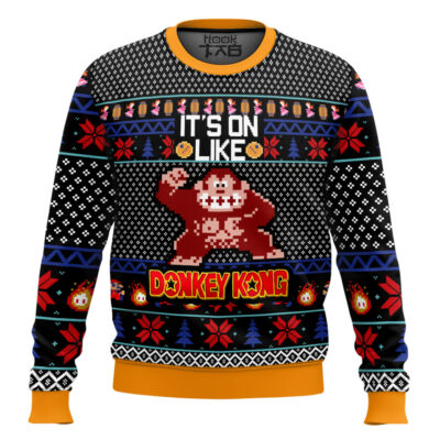 It's On Like Donkey Kong Ugly Christmas Sweater