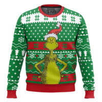 Hooktab It's The Grinch Ugly Christmas Sweater