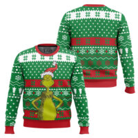 Hooktab It's The Grinch Ugly Christmas Sweater