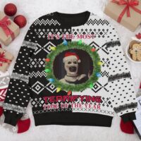 Hooktab It's The Most Terrifying Time Of The Year Ugly Christmas Sweater