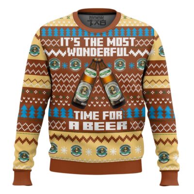 It’s The Most Wonderful Time For A Augustiner Bräu Ugly Christmas Sweater