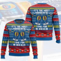 Hooktab It’s The Most Wonderful Time For A Fosters Ugly Christmas Sweater