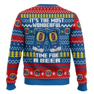 Hooktab It’s The Most Wonderful Time For A Fosters Ugly Christmas Sweater