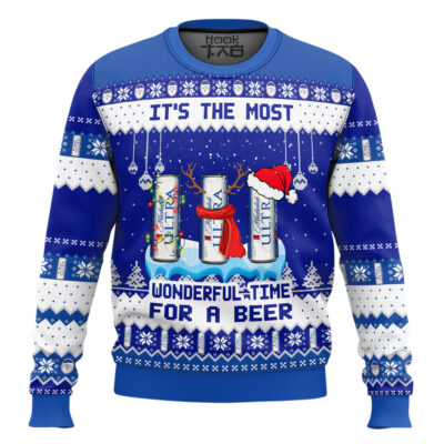 It's The Most Wonderful Time For A Michelob Ultra Ugly Christmas Sweater