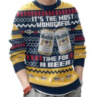 Hooktab It's The Most Wonderful Time For A Modelo Ugly Christmas Sweater