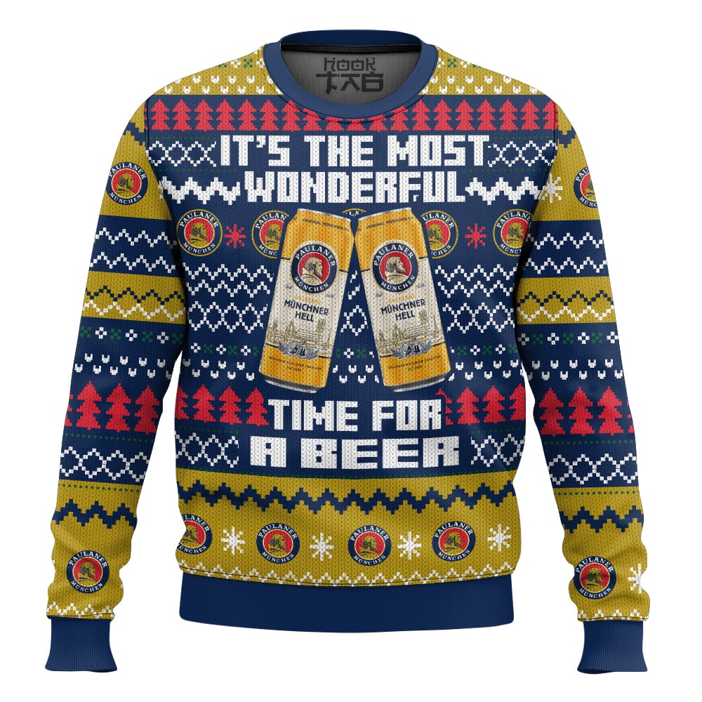 Hooktab It’s The Most Wonderful Time For A Paulaner Ugly Christmas Sweater Hooktab It’s The Most Wonderful Time For A Paulaner Ugly Christmas Sweater