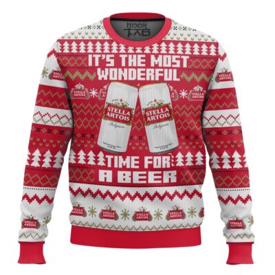 It's The Most Wonderful Time For A Stella Artois Ugly Christmas Sweater