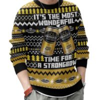 Hooktab It’s The Most Wonderful Time For A Strongbow Ugly Christmas Sweater