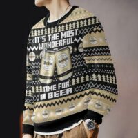 Hooktab It’s The Most Wonderful Time For A Warsteiner Ugly Christmas Sweater