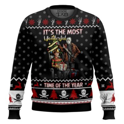 It's The Most Wonderful Time Of The Year For Slashers Ugly Christmas Sweater