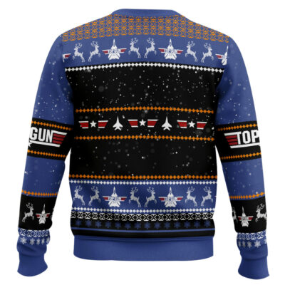 Hooktab I’ts Time Top Gun Ugly Christmas Sweater
