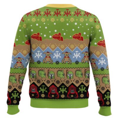 Hooktab Jabba’s Jolly Ho-Ho-Holiday Star Wars Ugly Christmas Sweater