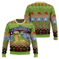 Hooktab Jabba's Jolly Ho-Ho-Holiday Star Wars Ugly Christmas Sweater