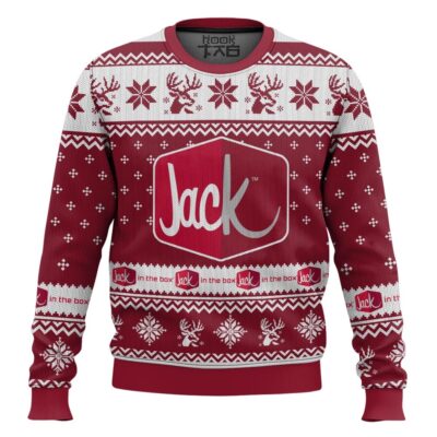 Jack In The Box Fast Food Ugly Christmas Sweater