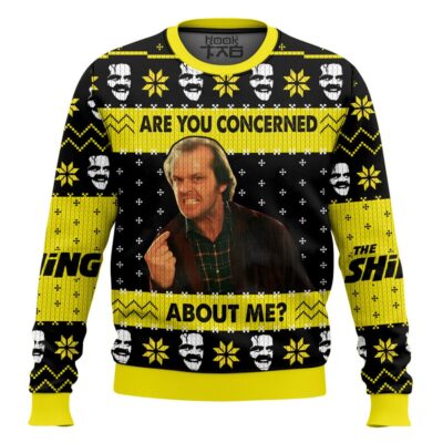 Jack Torrance Are You Concerned About Me? The Shining Ugly Christmas Sweater