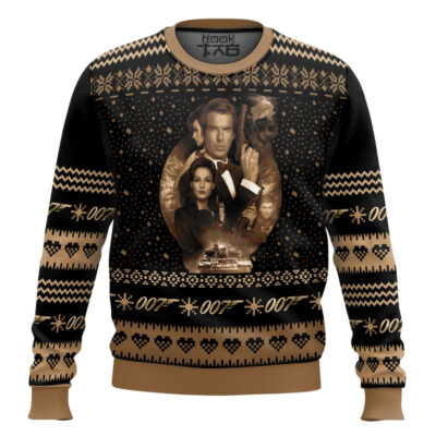 James Bond 007 Ugly Christmas Sweater