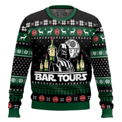 Jameson Bar Tours Ugly Christmas Sweater