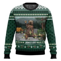 Hooktab Jameson Bear Ugly Christmas Sweater