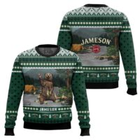 Hooktab Jameson Bear Ugly Christmas Sweater