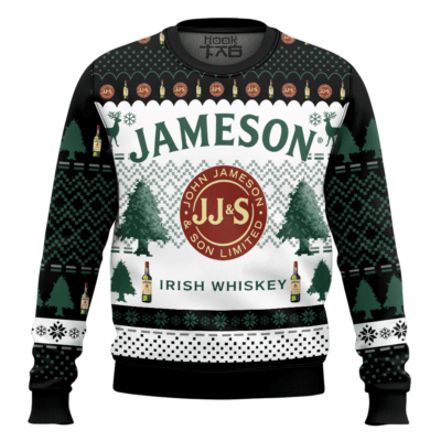 Jameson Blended Whiskey Ugly Christmas Sweater
