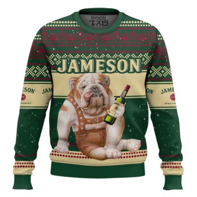 Jameson Bulldog Ugly Christmas Sweater